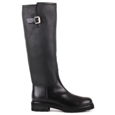 Черные кожаные сапоги O0218 Черный 39 Ballin