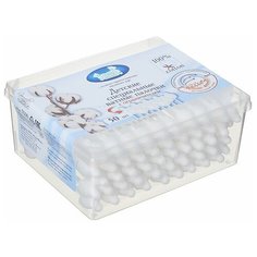 Наша Мама Детские специальные Ватные палочки "Наша мама", с ограничителем, 50 шт