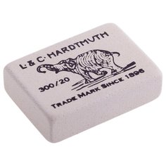 Ластик Koh-I-Noor "Elephant" 300/20, прямоугольный, натуральный каучук, 45*32*12мм, ч/б, 20шт.