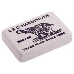 Ластик Koh-I-Noor "Elephant" 300/40, прямоугольный, натуральный каучук, 35,5*23*8мм, ч/б, 48шт.