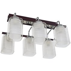 ЭкономСвет Люстра ЭкономСвет "050Jx6". Хром+коричневый