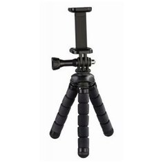 Штатив Hama Flex S универсальный черный алюминиевый сплав 70гр.