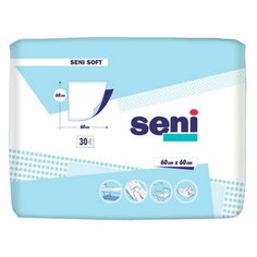 Пеленки впитывающие 60х60см SENI SOFT, 30штук в упаковке