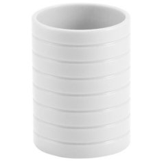 Стакан для ванной Trento белый, пластик Swensa