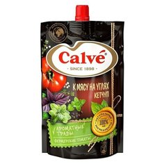 Кетчуп Calve к мясу на углях дой-пак, 350 г 3 шт.