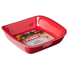 Форма для запекания Supreme Red квадратная 24см керамика (SU24SR5/7046) Pyrex