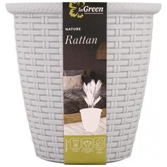 Кашпо Rattan D с внутренним горшком 2,25 л Утренний туман ING6213УТ