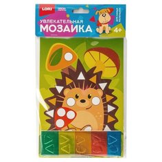 Набор для творчества Увлекательная мозаика Ёжик, Км-004 4 шт. Lori