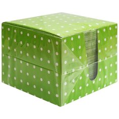 Салфетки Перышко 2сл 85л/уп зеленые в горох в коробке 3 шт. Пёрышко