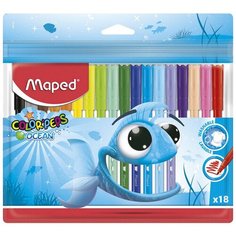 Фломастеры MAPED COLOR"PEPS OCEAN 18 шт. 845721 2 шт.