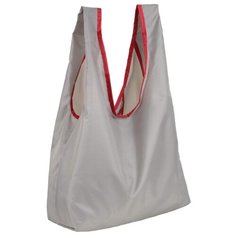 Сумка хозяйственная складная, серая/красная, арт. П7120 Polar