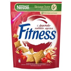 Завтрак FITNESS мультизлаковые подушечки с фруктово-ягодным муссом, 180г 2 шт.