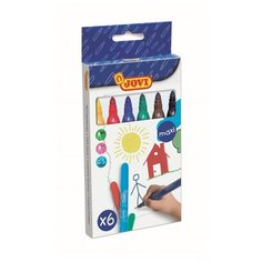 Фломастеры JOVI, 06цв., утолщенные, смываемые, картон, европодвес,1706 2 шт.