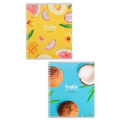 Тетрадь общая А5 48л клетка,греб,мел.обл.вкусные фрукты 48-7117 8 шт. Проф Пресс