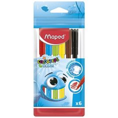 Фломастеры MAPED COLOR"PEPS OCEAN 6 шт. 845723 4 шт.