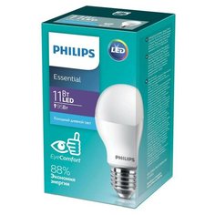 Лампа светодиодная Philips ESS LED Bulb 11W E27 6500K 230V 1CT/12RCA 2 шт.