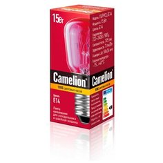 Лампа накаливания д/холодильник и шв.машин Camelion MIC 15/P/CL/E14 12116 8 шт.