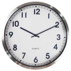 Часы настенные, круглые, серебристый, металл ?25см ML200913 Apeyron