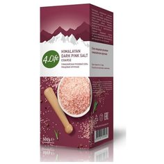 Соль гималайская 4Life розовая крупная, 500г 3 шт.