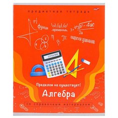 Тетрадь предметная А5,36л. Алгебра памятка для школьника 36-0965 12 шт. Проф Пресс