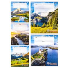 Тетрадь школьная А5 12л,клетка восхитительный ВИД-1 5диз 12-4346 24 шт. Проф Пресс