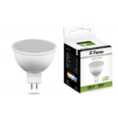 Лампа светодиодная FERON LB-560 MR16 9W 230В G5.3 4000К 780Лм (25840) 2 шт.