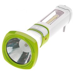 Фонарь светодиодный аккум. Космос 5W LED,бок.пан.,COB 3Вт,3 реж.,з/у Kosmos