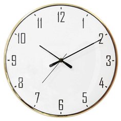 Часы настенные, круглые, золотой, металл ?33см ML200915 Apeyron