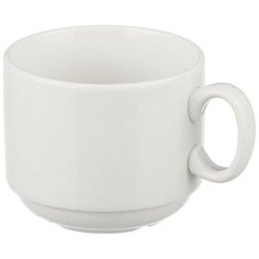 Чашка фарфор белая 220мл Эспрессо (6С0140) Добрушский фарфоровый завод