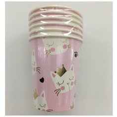 Стакан бумажный Кошечка 270мл 6шт/уп 115586 2 шт. Веселый хоровод