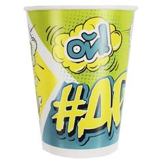 Стакан бумажный Комиксы #ДР 6шт/уп 6058258 5 шт. Патибум
