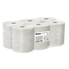 Полотенца бумажные в VEIRO Professional Basic 1 сл,по 180 м, 6 рул./уп