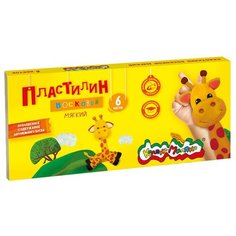 Пластилин восковой Каляка-Маляка 6 цв. 90 г со стеком, ПВКМ06 5 шт.