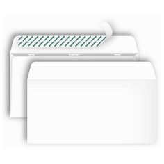 Конверты POSTFIX Е65 стрип 110х220 80г/м2, 1000шт/уп Bong