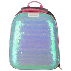 Ранец №1School Sparkle Mint, ортопед. cпинка, двустор.пайетки