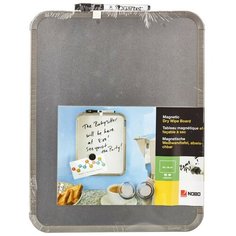 Доска магнитно-маркерная лак NOBO Slimline, 360x280 мм, сереб.QB05442CD
