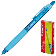 Ручка шариковая автом STABILO Performer+, 0,35мм, прорез грип,синяя 328/3-4 3 шт.