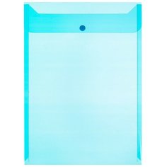 Папка-конверт на кнопке КНК 150 синий прз, вертикул. 10шт/уп 2 шт. Attache