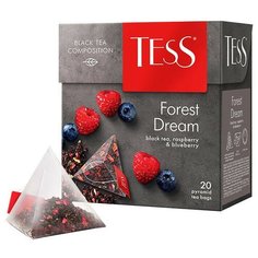 Чай TESS FOREST DREAM черный пирамидки 20шт 3 шт.