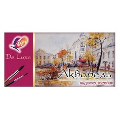 Краски акварельные Луч Люкс 24 цв., б/кисти, 14С 1039-08 2 шт.
