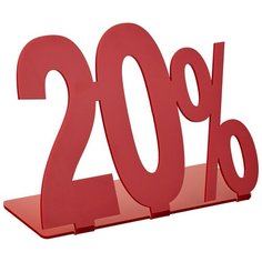 Подставка Акция 20%, 205х175 мм Attache