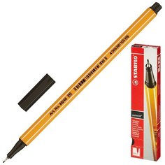 Линер STABILO Point 88/46 0,4мм черный Германия 5 шт.