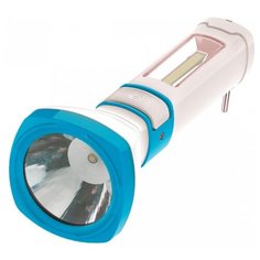 Фонарь светодиодный аккум. Космос 3W LED, бок.пан.,COB 2Вт,3 реж., з/у Kosmos