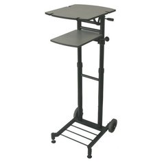 Столик проекционный Lumien Galant LTG-102,до 10кг,2 полки,колеса