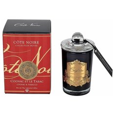 Свеча ароматическая Cognac/Tobacco в стакане Размер: 7*11*7 см Garda Decor