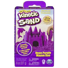 Kinetic Sand Кинетический песок набор для лепки 240 г (фиолетовый) Spin Master