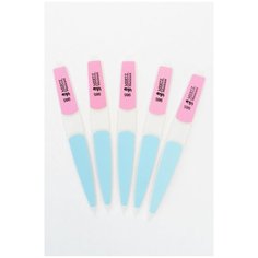 Пилка для ногтей, грит 380/600/1200/3000, 5 шт. A985_5_шт Без цвета Mertz