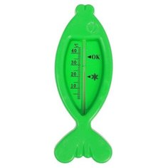 Крошка Я Термометр для ванной «Рыбка», цвет зелёный