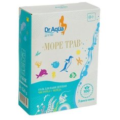 Dr. Aqua Соль для ванн детская «Море трав» Чистотел и Череда, 450 гр