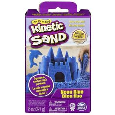 Kinetic Sand Кинетический песок набор для лепки 240 г (синий) Spin Master